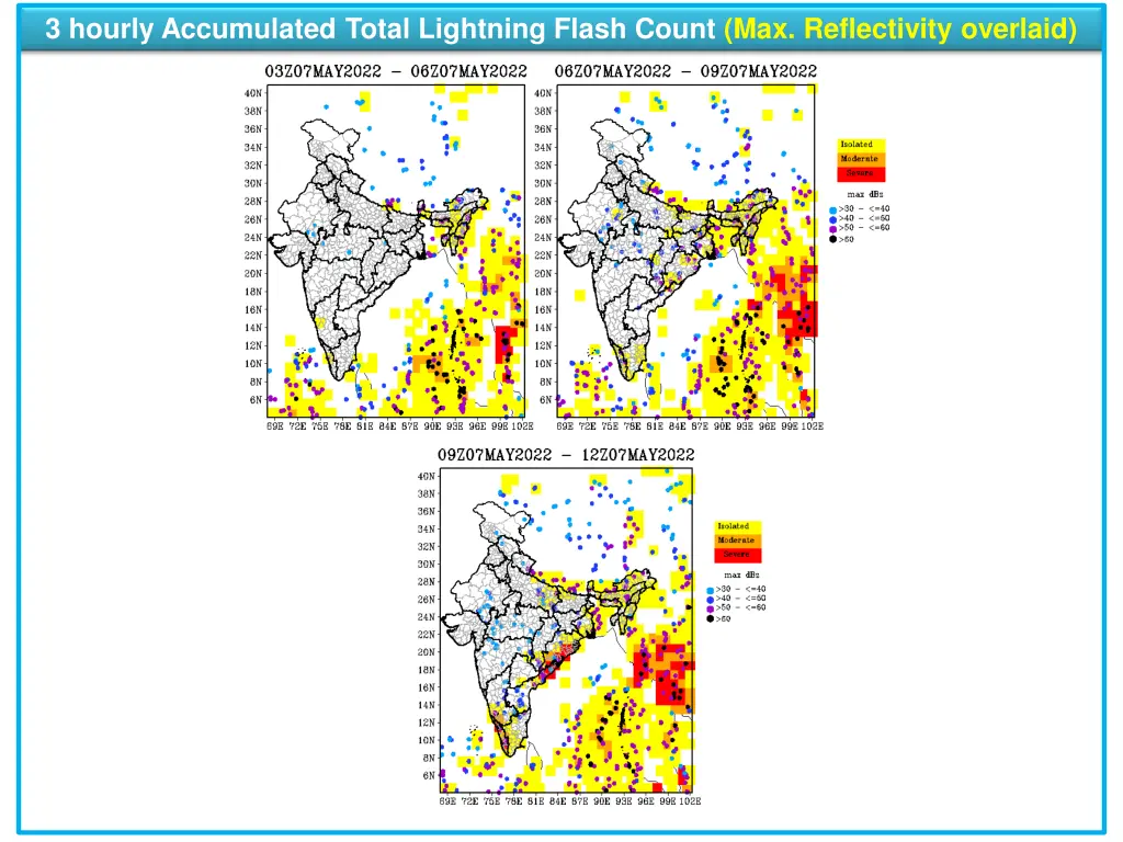 3 hourly accumulated total lightning flash count 3