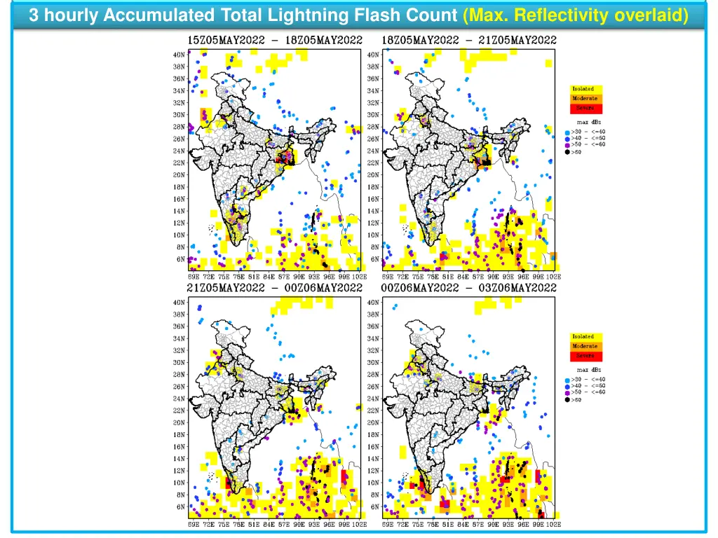 3 hourly accumulated total lightning flash count