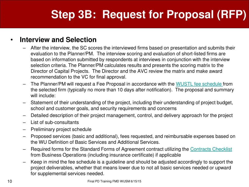 step 3b request for proposal rfp 2