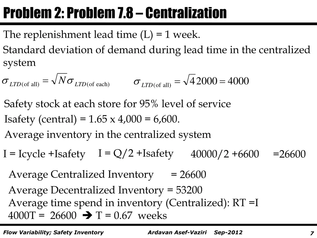 problem 2 problem 7 8 centralization 1
