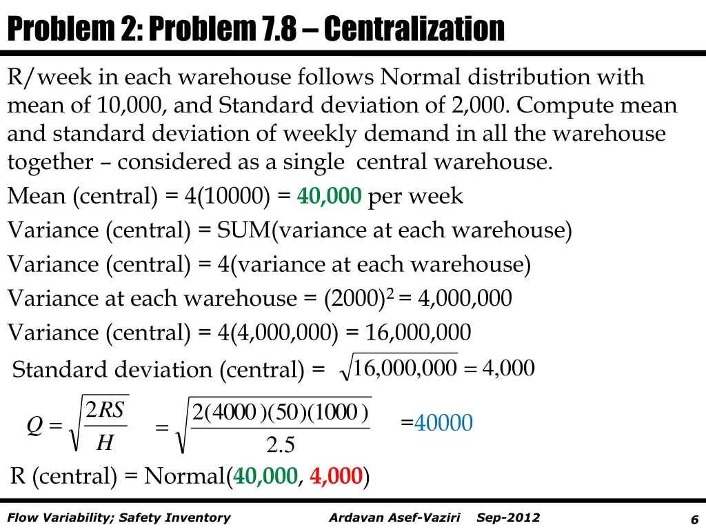 problem 2 problem 7 8 centralization