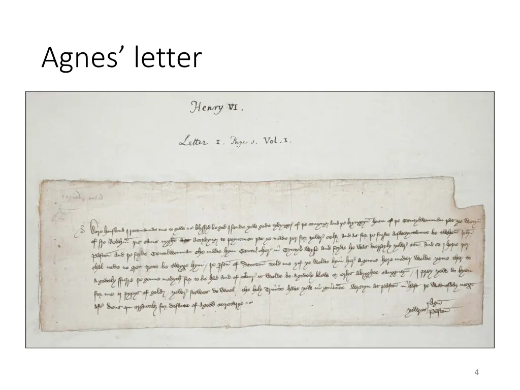 agnes letter