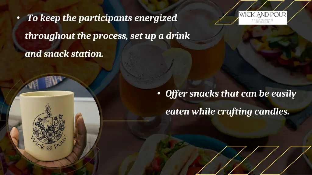 to keep the participants energized