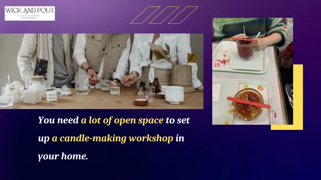 you need a lot of open space to set