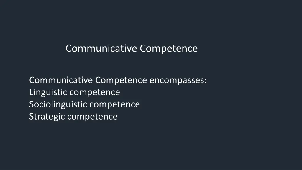 communicative competence 2