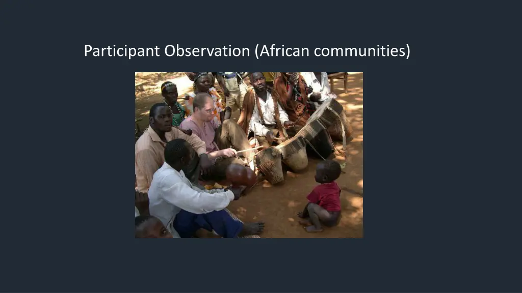 participant observation african communities