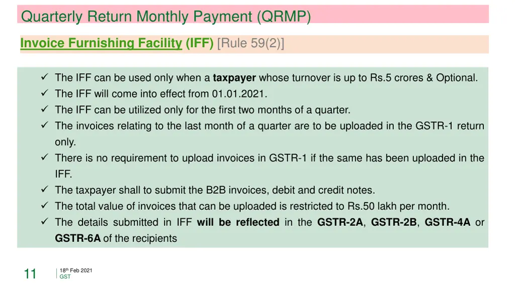 quarterly return monthly payment qrmp 9