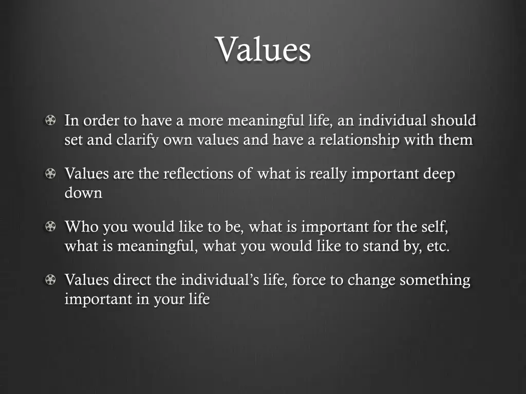 values