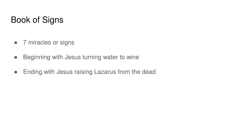 book of signs