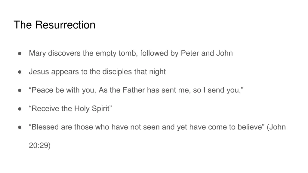 the resurrection