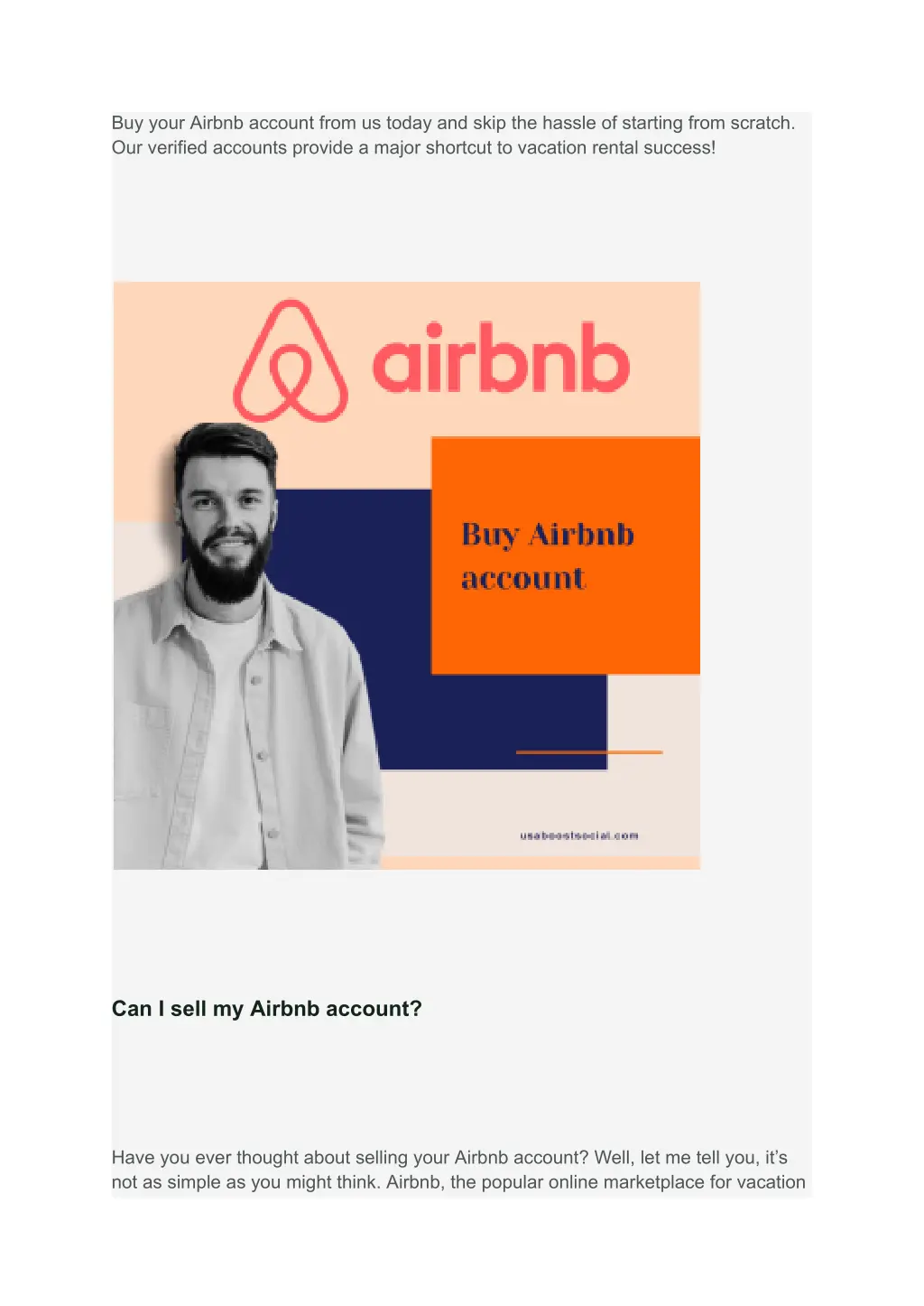 buy your airbnb account from us today and skip
