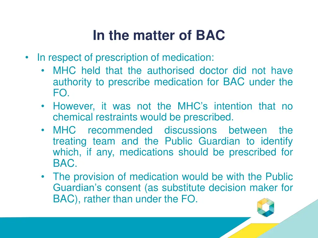 in the matter of bac 4