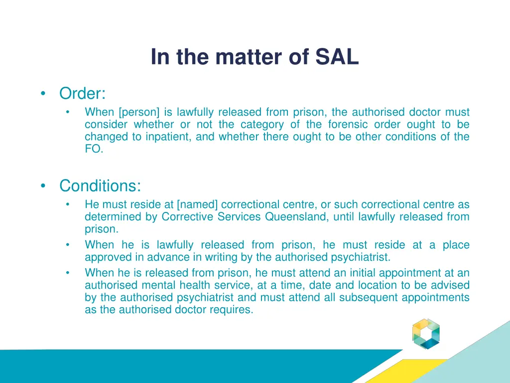 in the matter of sal 2