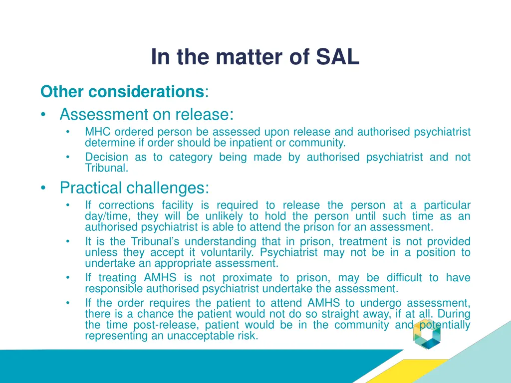 in the matter of sal 5
