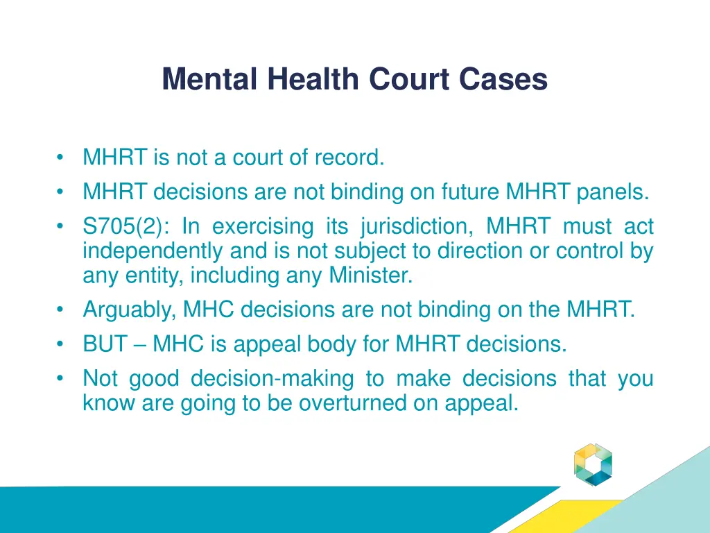 mental health court cases