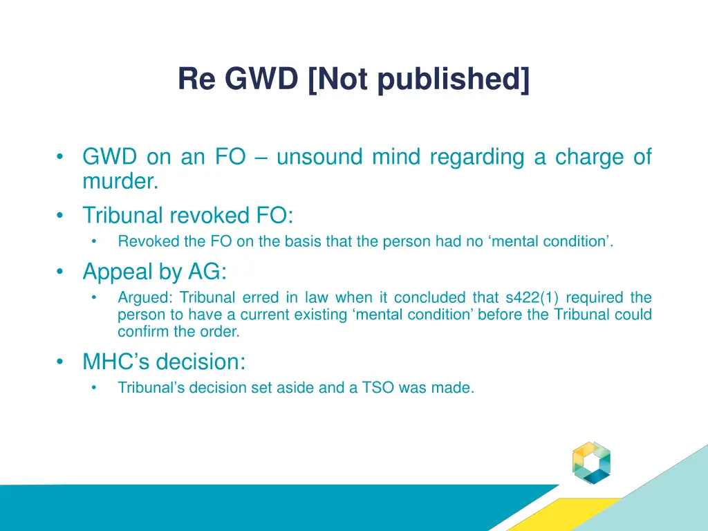 re gwd not published