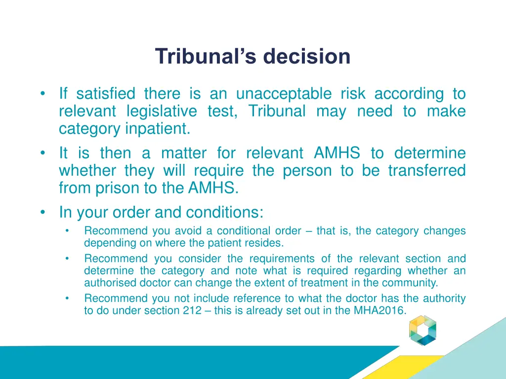 tribunal s decision 1