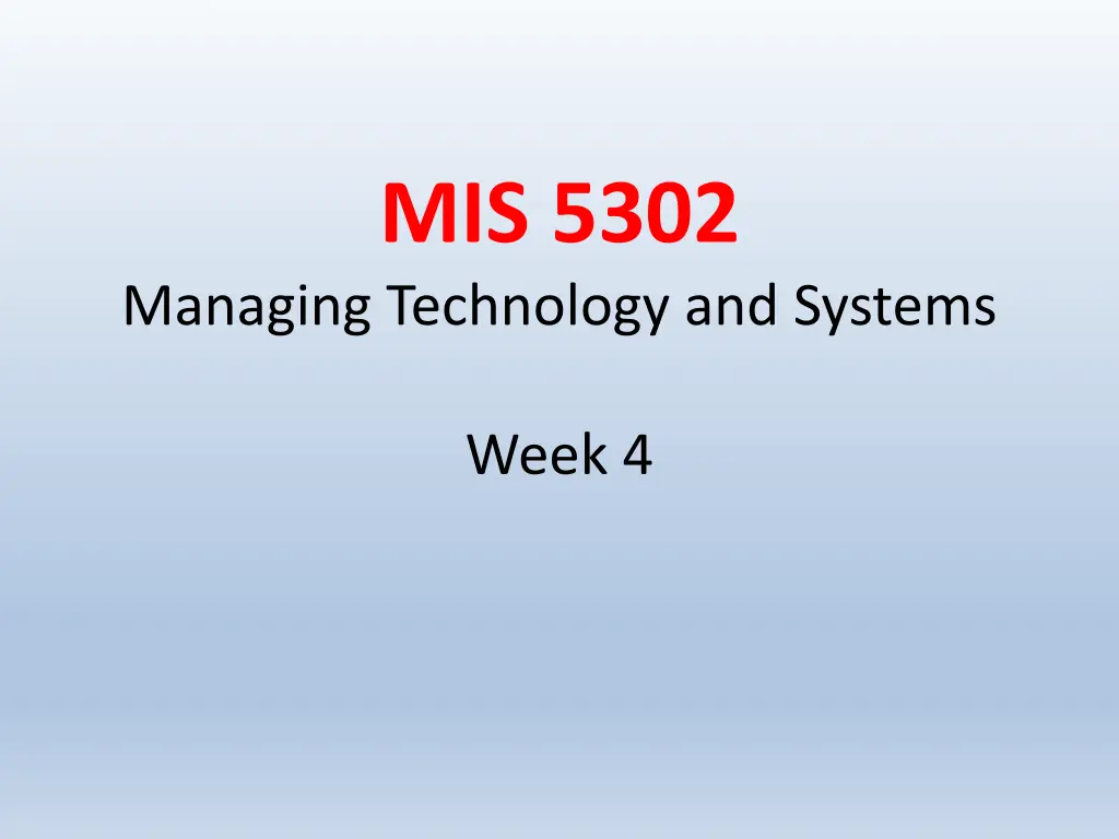 mis 5302