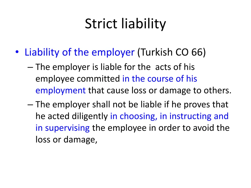 strict liability