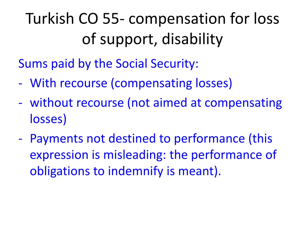 turkish co 55 compensation for loss of support 2