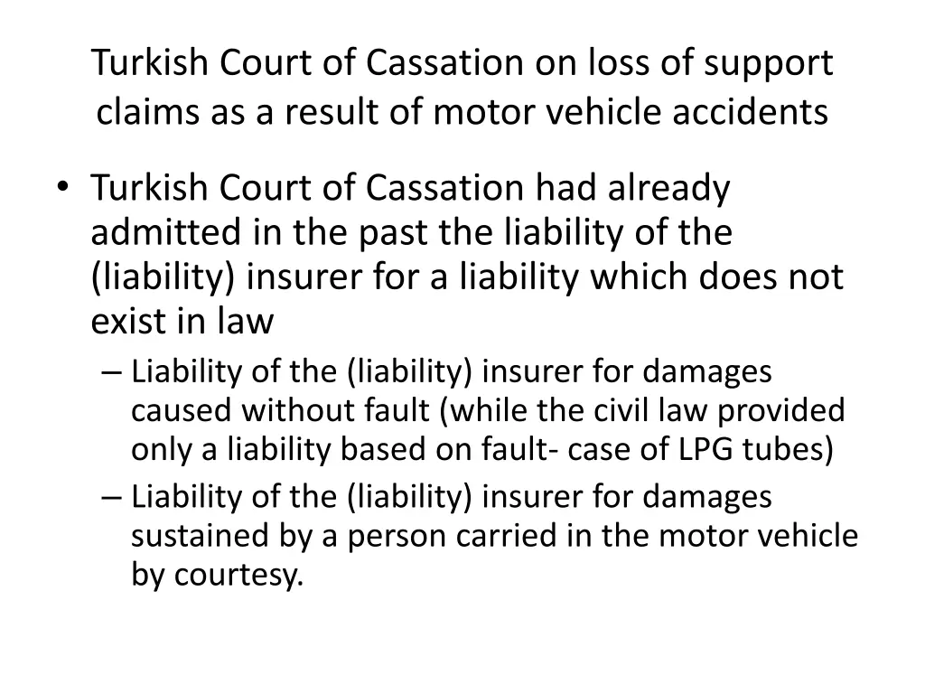 turkish court of cassation on loss of support 9