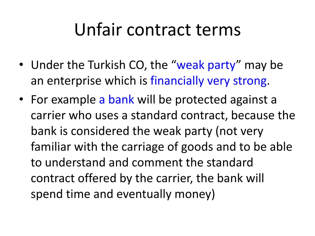 unfair contract terms 3