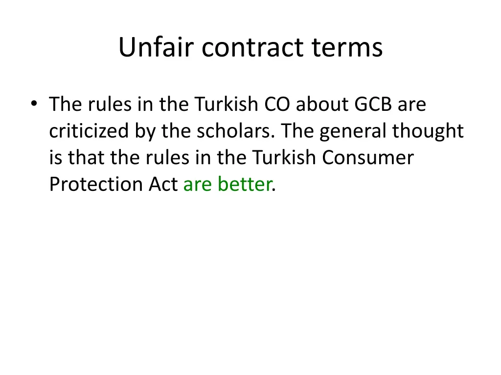 unfair contract terms 9