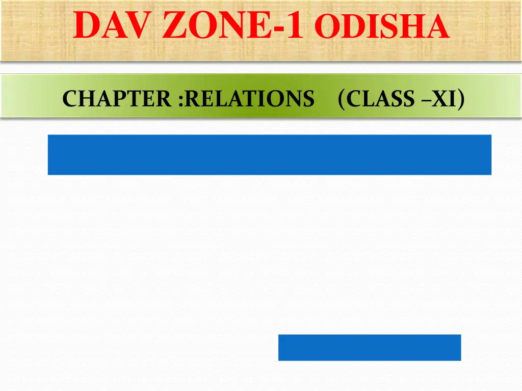 dav zone 1 odisha