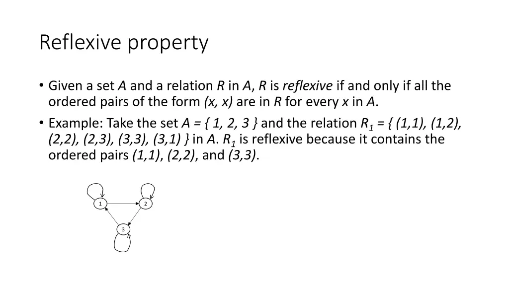 reflexive property
