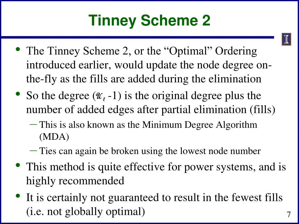 tinney scheme 2