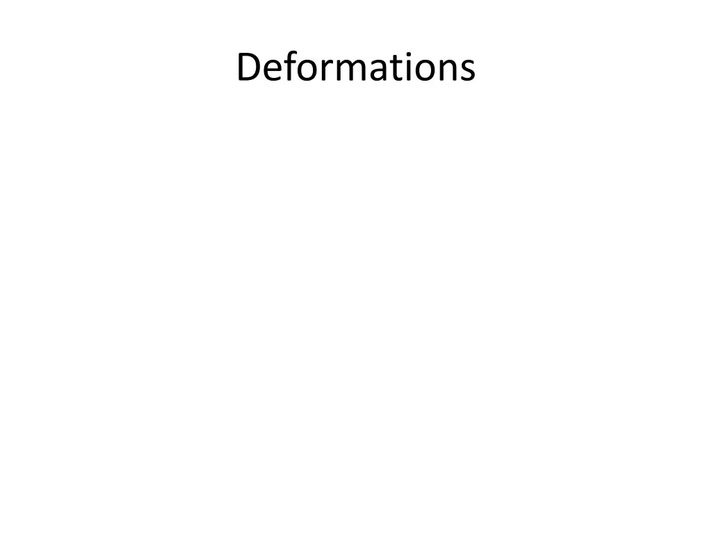 deformations