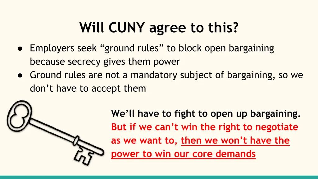 will cuny agree to this