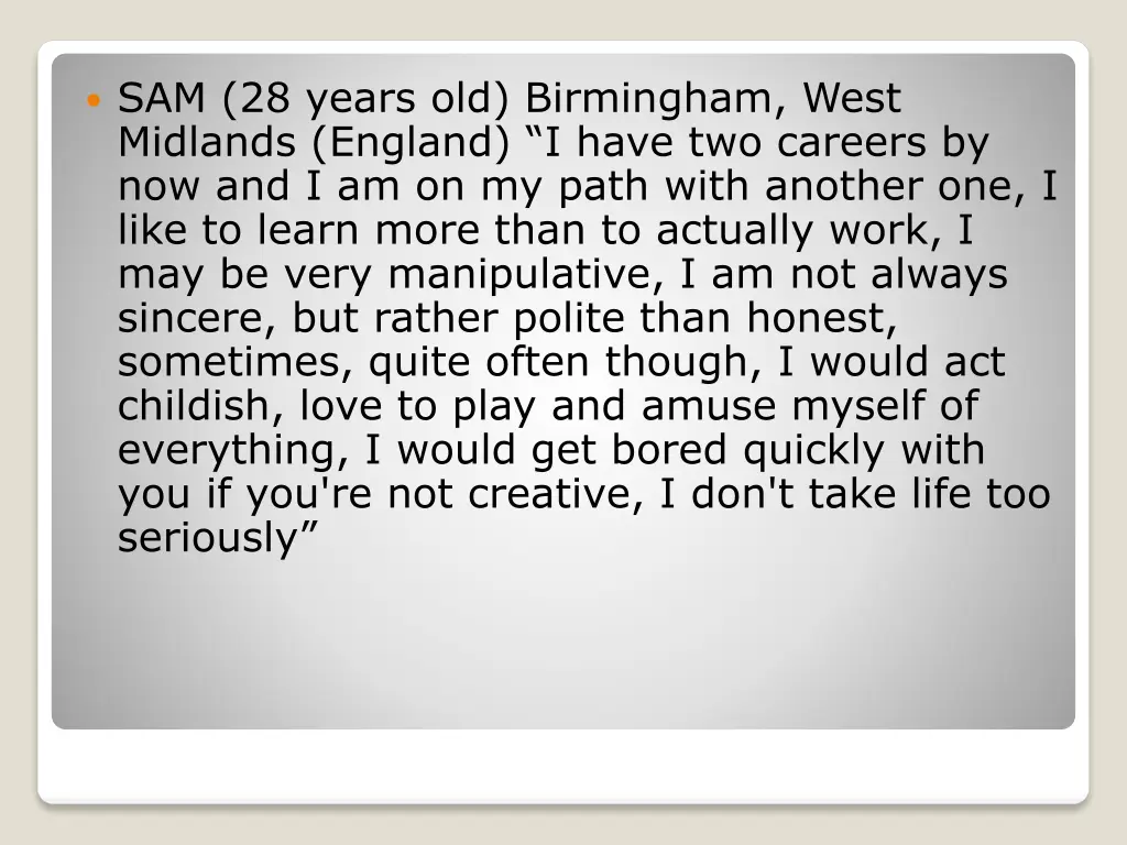 sam 28 years old birmingham west midlands england