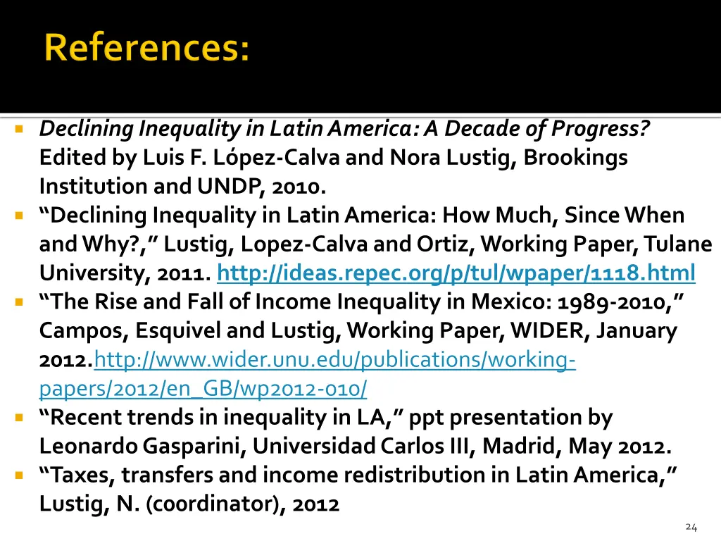 declining inequality in latin america a decade