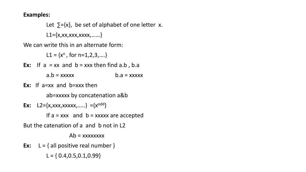 examples