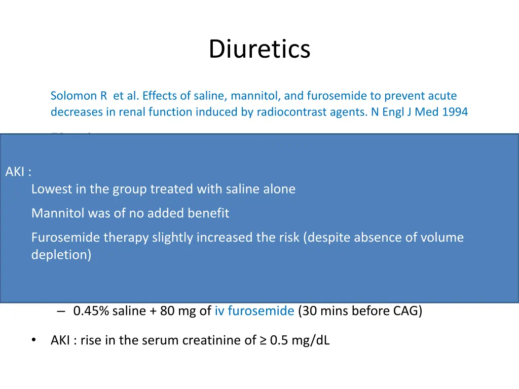 diuretics