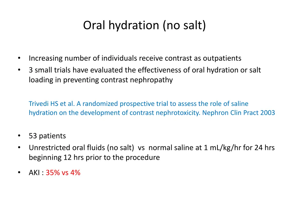 oral hydration no salt