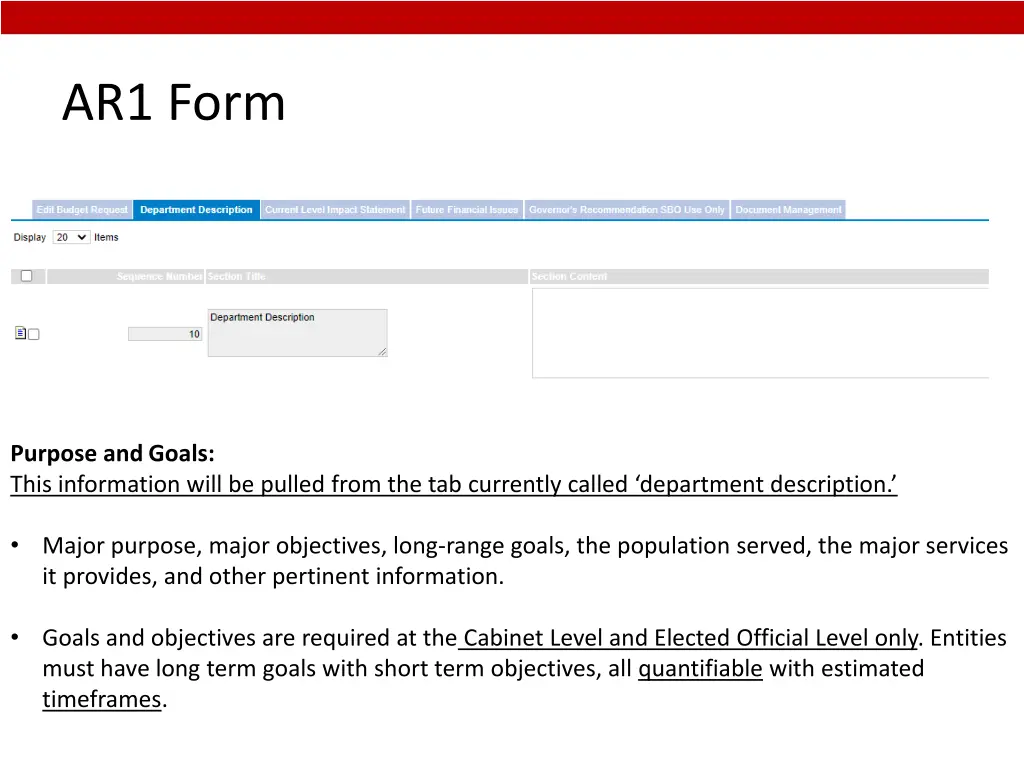 ar1 form