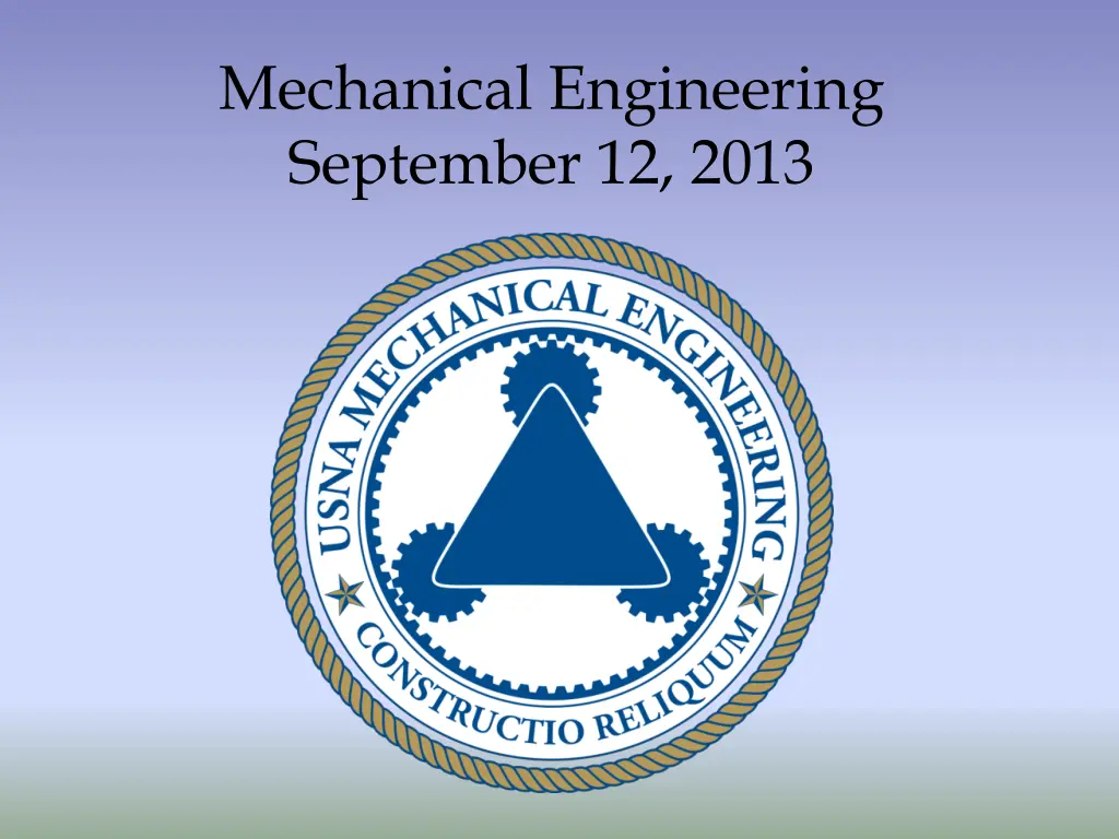 mechanical engineering september 12 2013