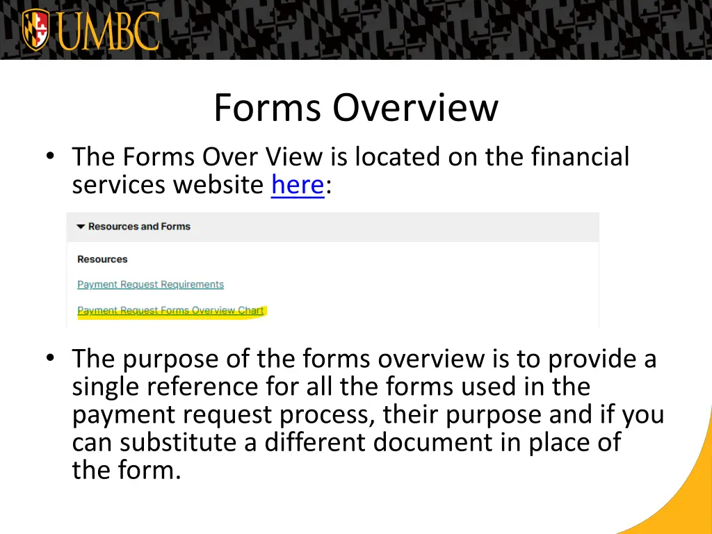 forms overview