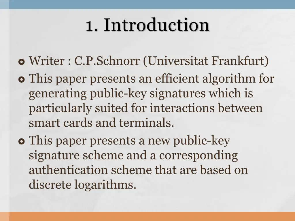 1 introduction
