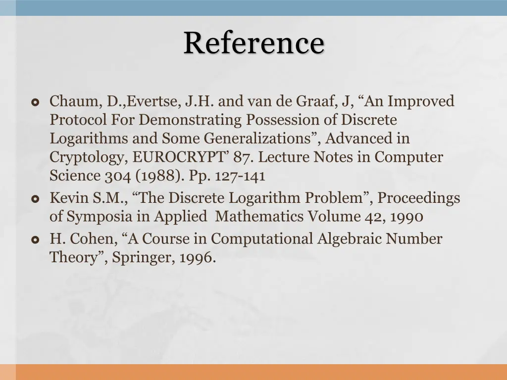 reference