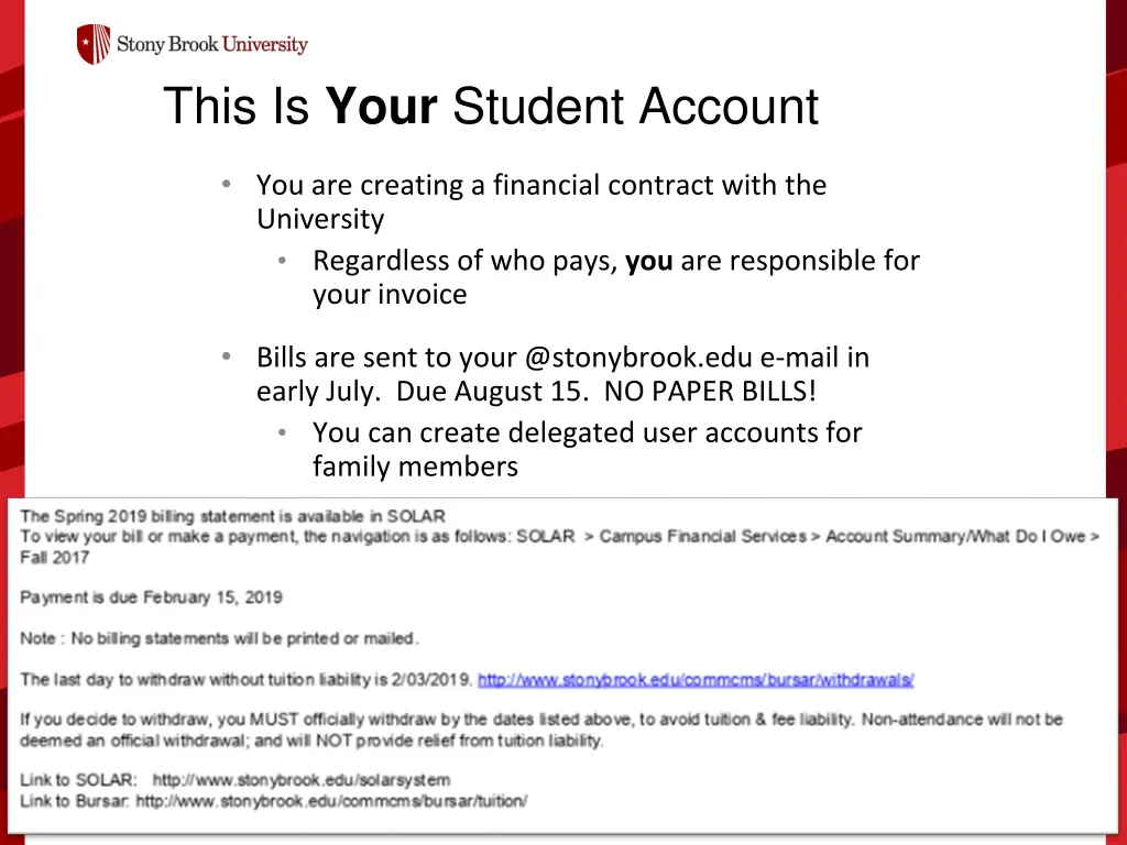 this is your student account