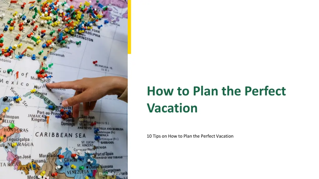 how to plan the perfect vacation