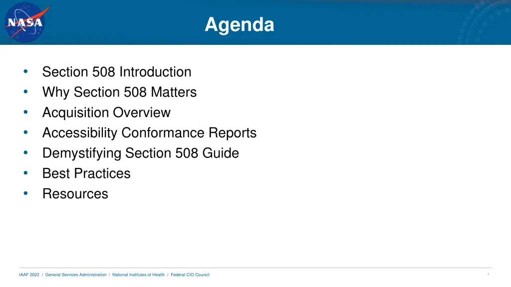 agenda