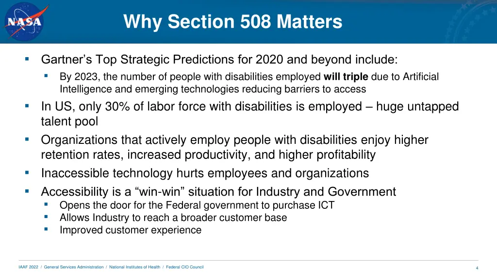 why section 508 matters