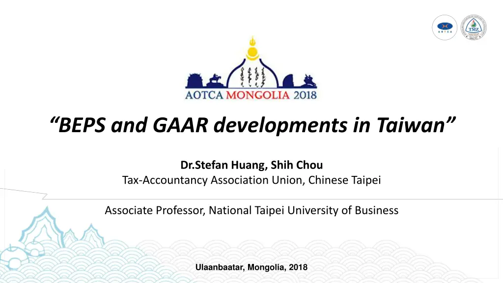 beps and gaar developments in taiwan