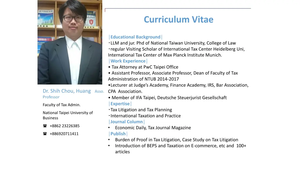 curriculum vitae