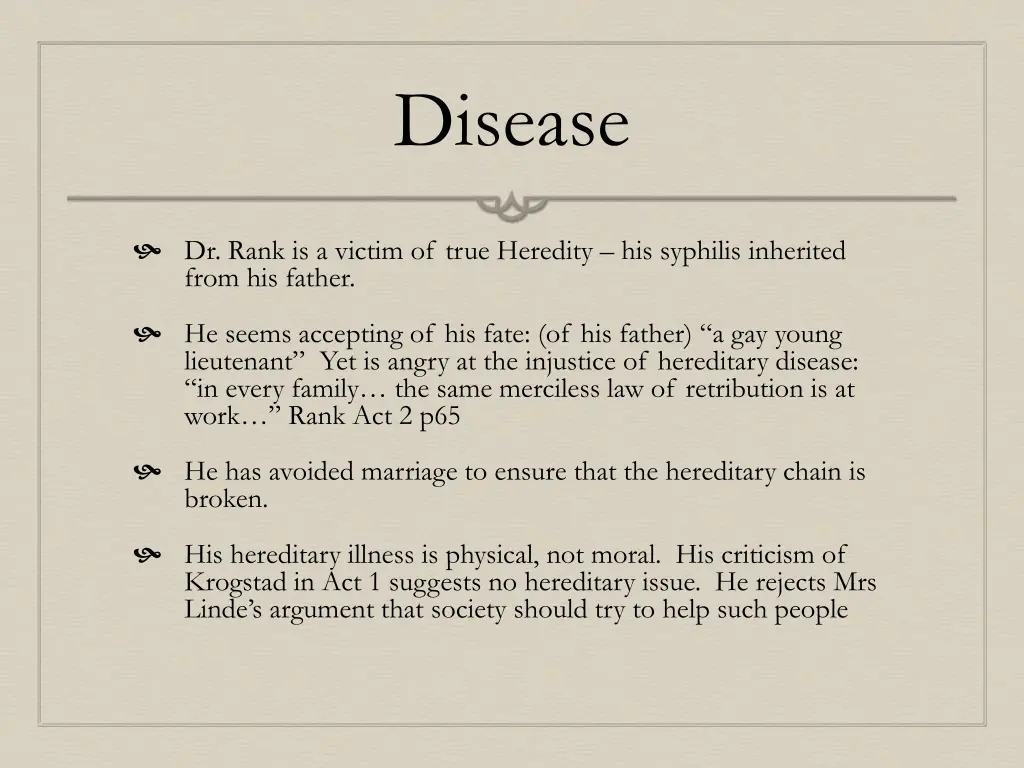 disease