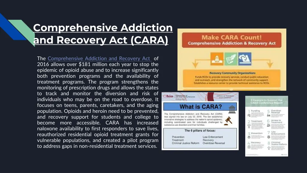 comprehensive addiction and recovery act cara